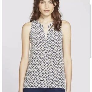 Joie Aruna Silk Sleeveless Elephant Top
